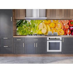 Autocolant bucatarie Assortment of Organic Food