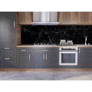 Autocolant bucatarie Black Marble