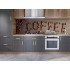 Autocolant bucatarie Coffee Text
