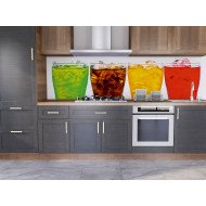 Autocolant bucatarie Colorful Glasses