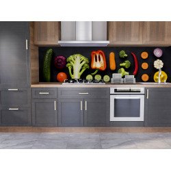 Autocolant bucatarie Flat Lay of Vegetable