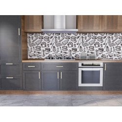 Autocolant bucatarie Kitchen Pattern