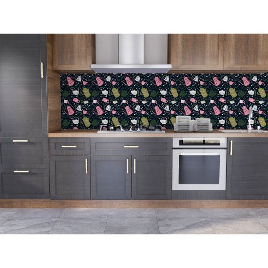 Autocolant bucatarie Pattern Tea