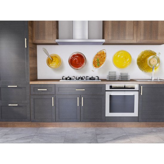 Autocolant bucatarie Tomato Sauce and Mustard