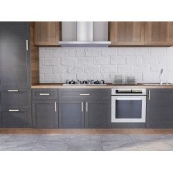 Autocolant bucatarie White Brick