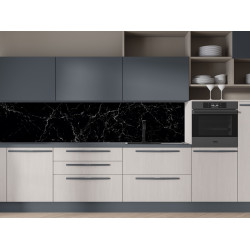 Autocolant bucatarie Black Marble