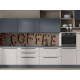 Autocolant bucatarie Coffee Text
