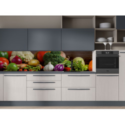 Autocolant bucatarie Healthy Vegetables