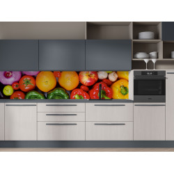 Autocolant bucatarie Mix of Vegetables and Fruits