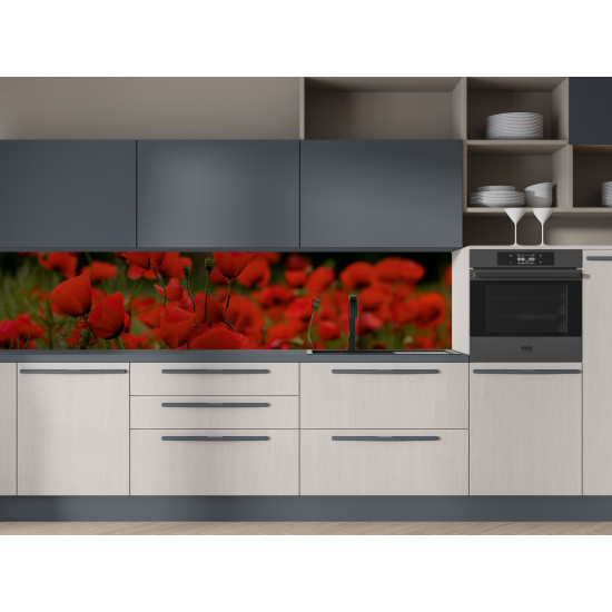 Autocolant bucatarie Poppy Flowers