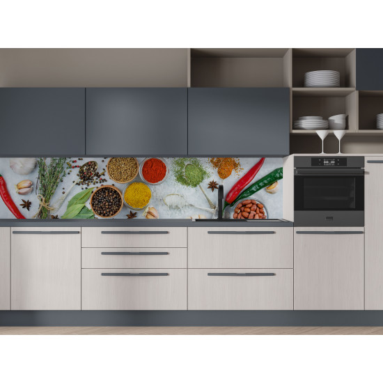 Autocolant bucatarie Variety of Spices and Herbs