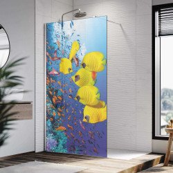 Autocolant Cabina Dus Beautiful Coral Colony