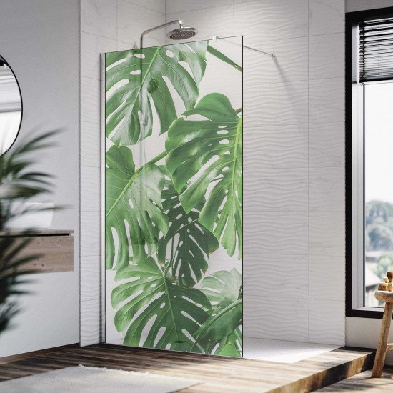 Autocolant Cabina Dus Exotic Tropical