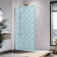 Autocolant Cabina Dus Hand Drawn Coral Pattern