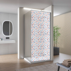 Autocolant Cabina Dus Coral Pattern Autocolant Cabina Dus Coral Pattern