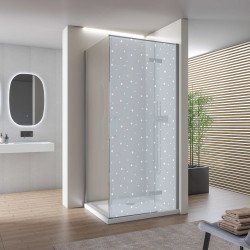 Autocolant Cabina Dus Dots