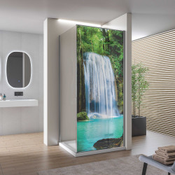 Autocolant Cabina Dus Erawan Waterfall