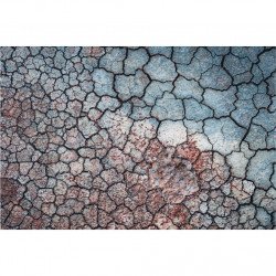 Autocolant Mobila Cracked Blue Wall
