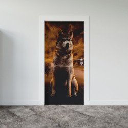 Autocolant usa Big Dog in Nature