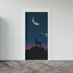 Autocolant usa Deer Silhouette