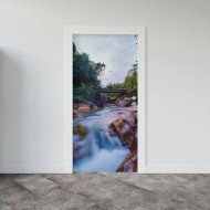 Autocolant usa Stream Rocks Forest