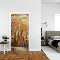 Autocolant usa Autumn Forest Path