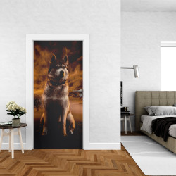 Autocolant usa Big Dog in Nature