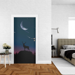 Autocolant usa Deer Silhouette