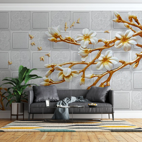 Fototapet Branch of Flowers