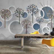 Fototapet Fabulous Glass Flowers