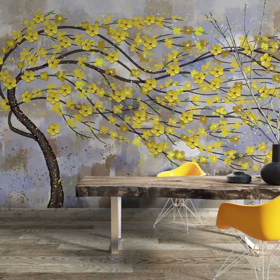 Fototapet Gold Abstract Wealth Tree Fototapet Gold Abstract Wealth Tree