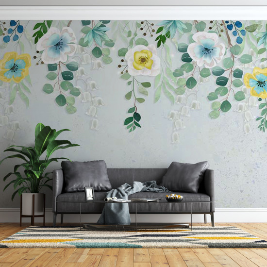 Fototapet Fabulous Flowers Hang