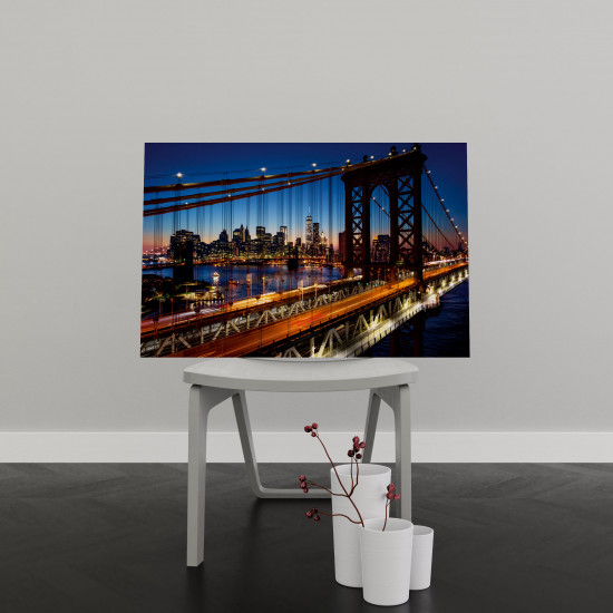 Tablou Canvas Brooklyn Bridge, Manhattan, New York