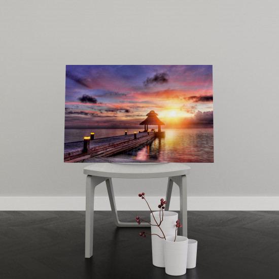 Tablou Canvas Maldives Sunset