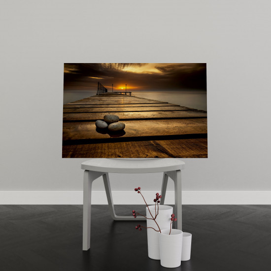 Tablou Canvas Sea Sunset in Varna, Bulgaria Tablou Canvas Sea Sunset in Varna, Bulgaria