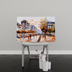 Tablou Canvas Street View Of Paris