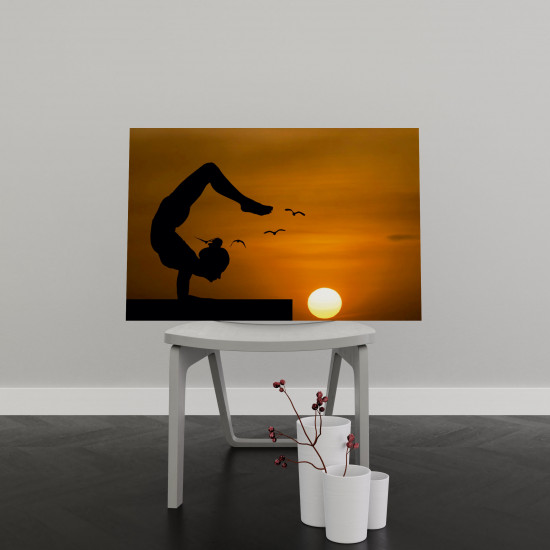 Tablou Canvas Sunset Yoga Tablou Canvas Sunset Yoga