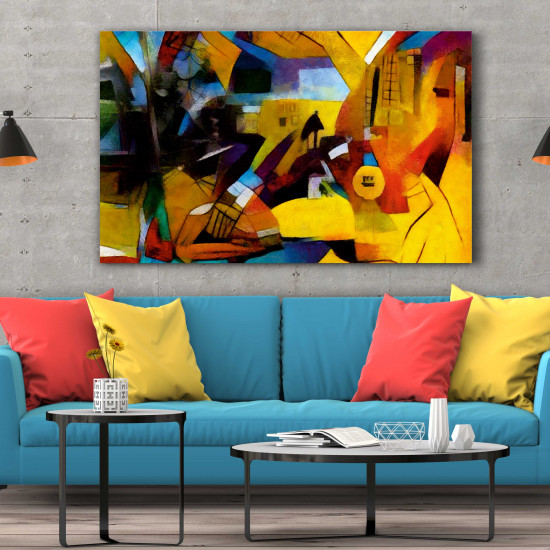 Tablou Canvas Alternative Reproductions Of Famous Paintings By Picasso