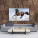 Tablou Canvas Bay Horse in Snow