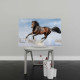 Tablou Canvas Bay Horse in Snow