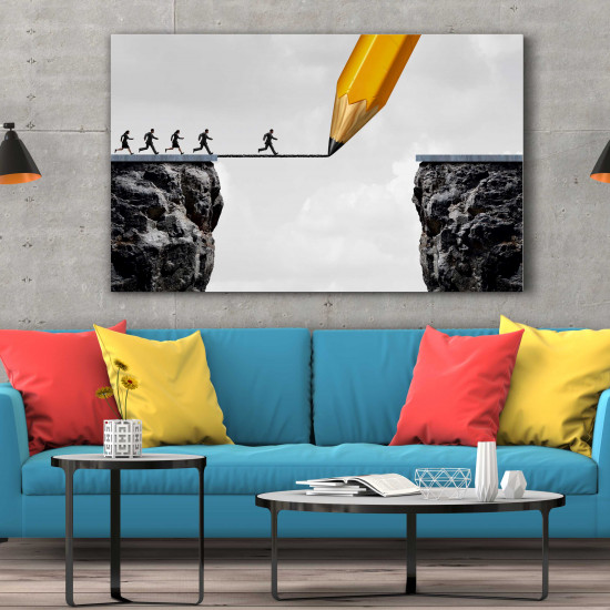 Tablou Canvas Bridging the Gap
