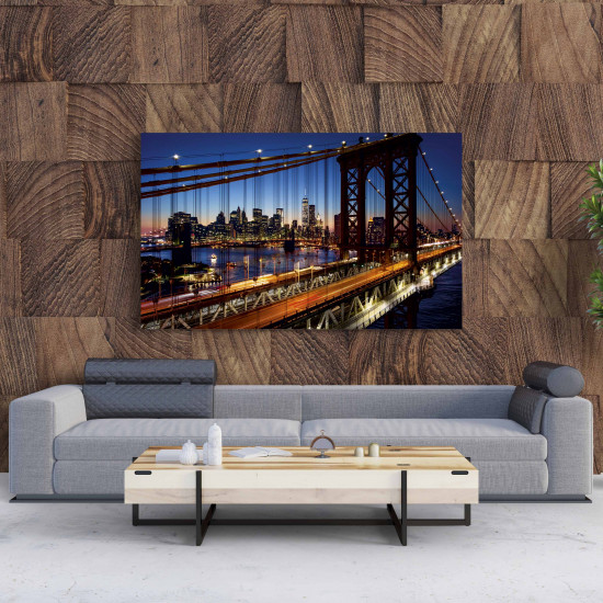 Tablou Canvas Brooklyn Bridge, Manhattan, New York