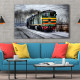Tablou Canvas Diesel Locomotive in Russia