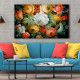 Tablou Canvas Floral Patterns of Russian National Crafts
