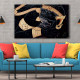 Tablou Canvas Gold Animal Spirit