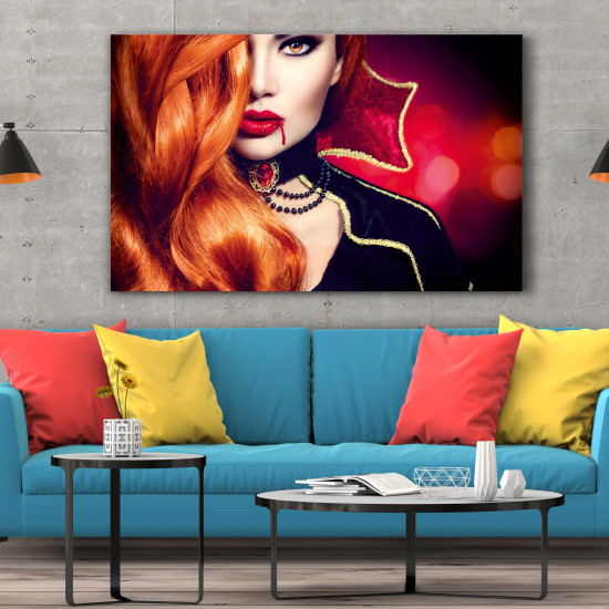Tablou Canvas Halloween Vampire Woman