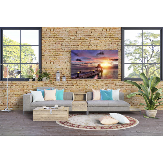 Tablou Canvas Maldives Sunset