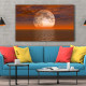 Tablou Canvas Moon on Night Sea