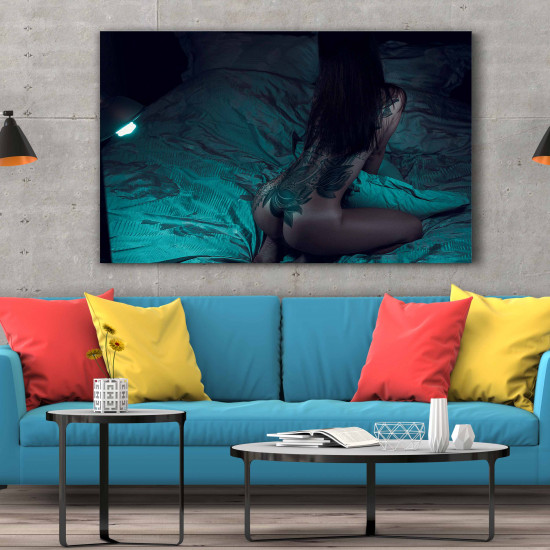 Tablou Canvas Nude Woman Tattoo