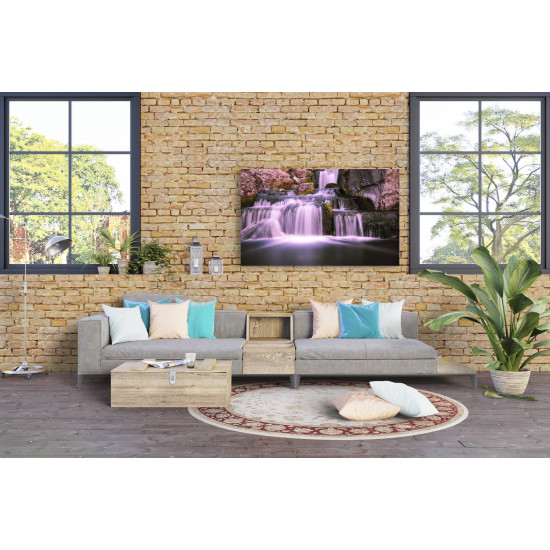 Tablou Canvas Pink Waterfall